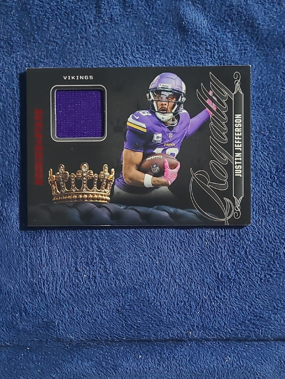 Panini Justin Jefferson Card - Purple, Gold, Black